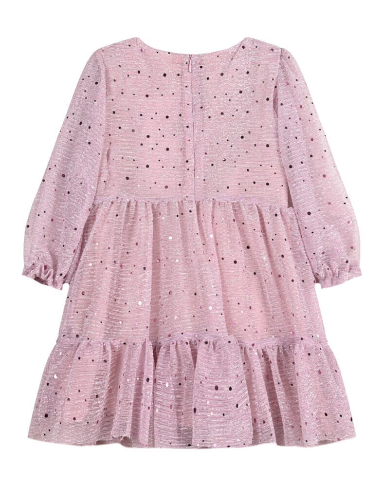 Φόρεμα με τυπωμένο τούλι για κορίτσι. Boutique collection