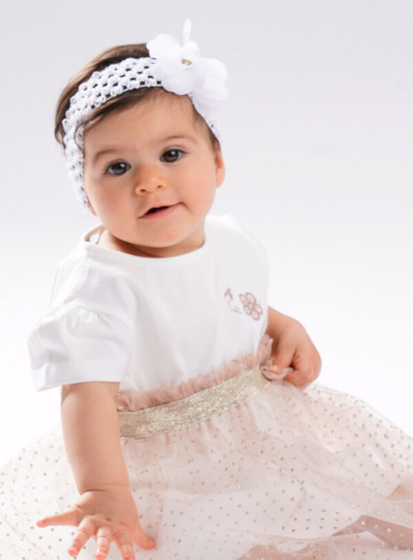 Βρεφικό φόρεμα με τούλι