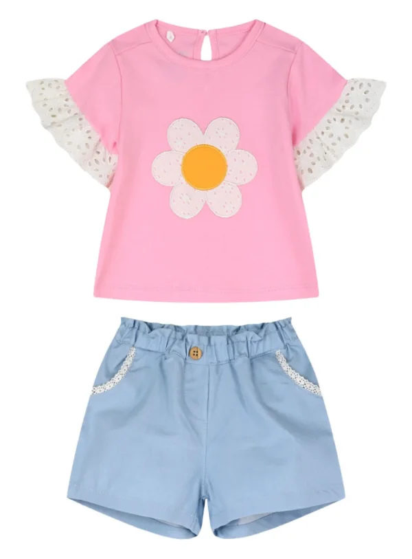 Σετ βρεφικό μπλούζα με σορτς