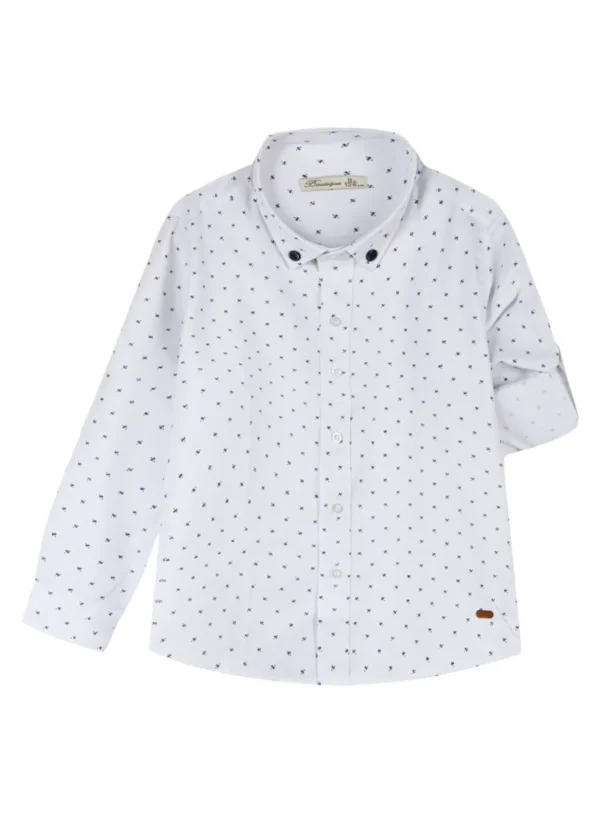 Εμπριμέ πουκάμισο για αγόρι